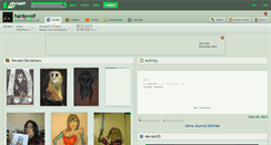 Desktop Screenshot of hardywolf.deviantart.com
