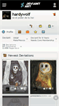 Mobile Screenshot of hardywolf.deviantart.com