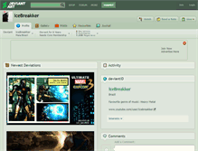 Tablet Screenshot of icebreakker.deviantart.com