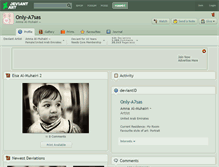 Tablet Screenshot of only-a7sas.deviantart.com
