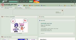 Desktop Screenshot of hi-hi-puffy-ami-yumi.deviantart.com