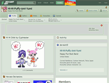 Tablet Screenshot of hi-hi-puffy-ami-yumi.deviantart.com