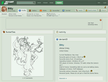 Tablet Screenshot of bitty.deviantart.com
