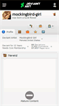 Mobile Screenshot of mockingbird-girl.deviantart.com