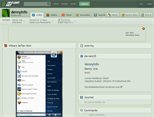 Tablet Screenshot of dennyinfo.deviantart.com