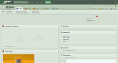Desktop Screenshot of drjones.deviantart.com