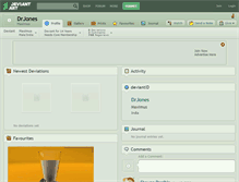 Tablet Screenshot of drjones.deviantart.com