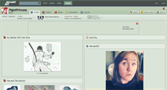 Desktop Screenshot of pigletprincess.deviantart.com