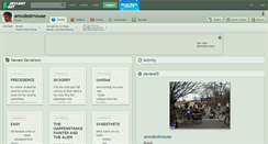 Desktop Screenshot of amodestmouse.deviantart.com