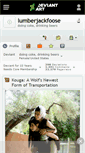 Mobile Screenshot of lumberjackfoose.deviantart.com