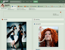 Tablet Screenshot of nami01.deviantart.com