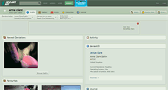 Desktop Screenshot of anna-clare.deviantart.com