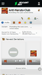 Mobile Screenshot of anti-naruto-club.deviantart.com
