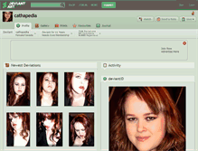 Tablet Screenshot of cathapedia.deviantart.com