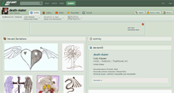 Desktop Screenshot of death-skater.deviantart.com