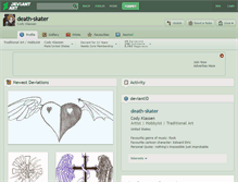 Tablet Screenshot of death-skater.deviantart.com