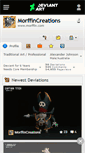 Mobile Screenshot of morffincreations.deviantart.com