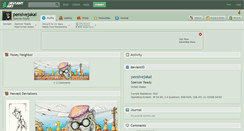 Desktop Screenshot of pensivejakal.deviantart.com