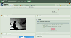 Desktop Screenshot of deaflux.deviantart.com