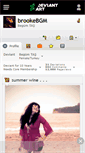 Mobile Screenshot of brookebgm.deviantart.com