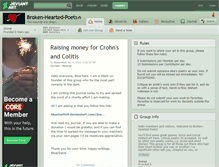 Tablet Screenshot of broken-hearted-poets.deviantart.com
