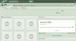 Desktop Screenshot of intst.deviantart.com