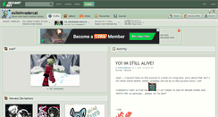 Desktop Screenshot of exileinvadercat.deviantart.com