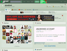 Tablet Screenshot of alexalice6.deviantart.com