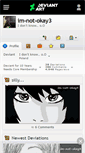 Mobile Screenshot of im-not-okay3.deviantart.com