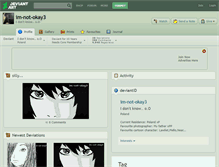 Tablet Screenshot of im-not-okay3.deviantart.com