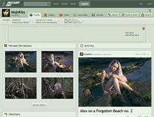 Tablet Screenshot of mojokiss.deviantart.com