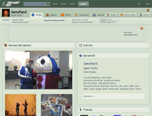 Tablet Screenshot of genofanx.deviantart.com