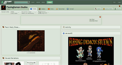 Desktop Screenshot of fleeingdemon-studios.deviantart.com