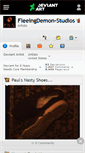 Mobile Screenshot of fleeingdemon-studios.deviantart.com