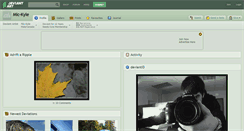 Desktop Screenshot of mic-kyle.deviantart.com