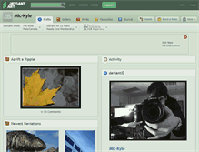 Tablet Screenshot of mic-kyle.deviantart.com