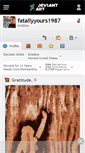 Mobile Screenshot of fatallyyours1987.deviantart.com