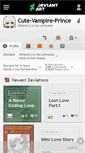 Mobile Screenshot of cute-vampire-prince.deviantart.com