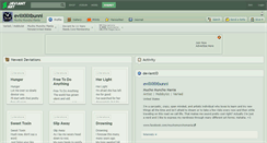 Desktop Screenshot of evilxlilxbunni.deviantart.com