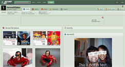 Desktop Screenshot of kennetheaton.deviantart.com