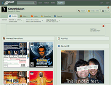 Tablet Screenshot of kennetheaton.deviantart.com
