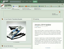 Tablet Screenshot of carriebea.deviantart.com
