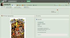 Desktop Screenshot of lunarjarrett.deviantart.com