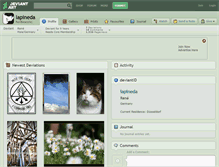 Tablet Screenshot of lapineda.deviantart.com