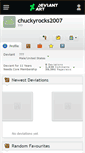 Mobile Screenshot of chuckyrocks2007.deviantart.com