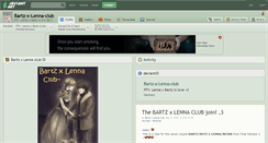 Desktop Screenshot of bartz-x-lenna-club.deviantart.com