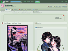 Tablet Screenshot of anubis-san.deviantart.com