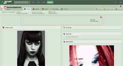 Desktop Screenshot of dementiamorte.deviantart.com