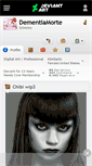 Mobile Screenshot of dementiamorte.deviantart.com