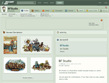 Tablet Screenshot of bfstudio.deviantart.com